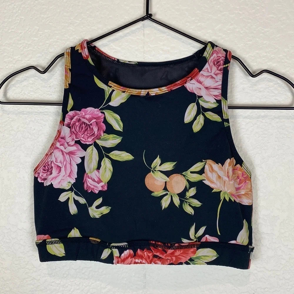 mono b floral sports bra - Picture 2 of 5